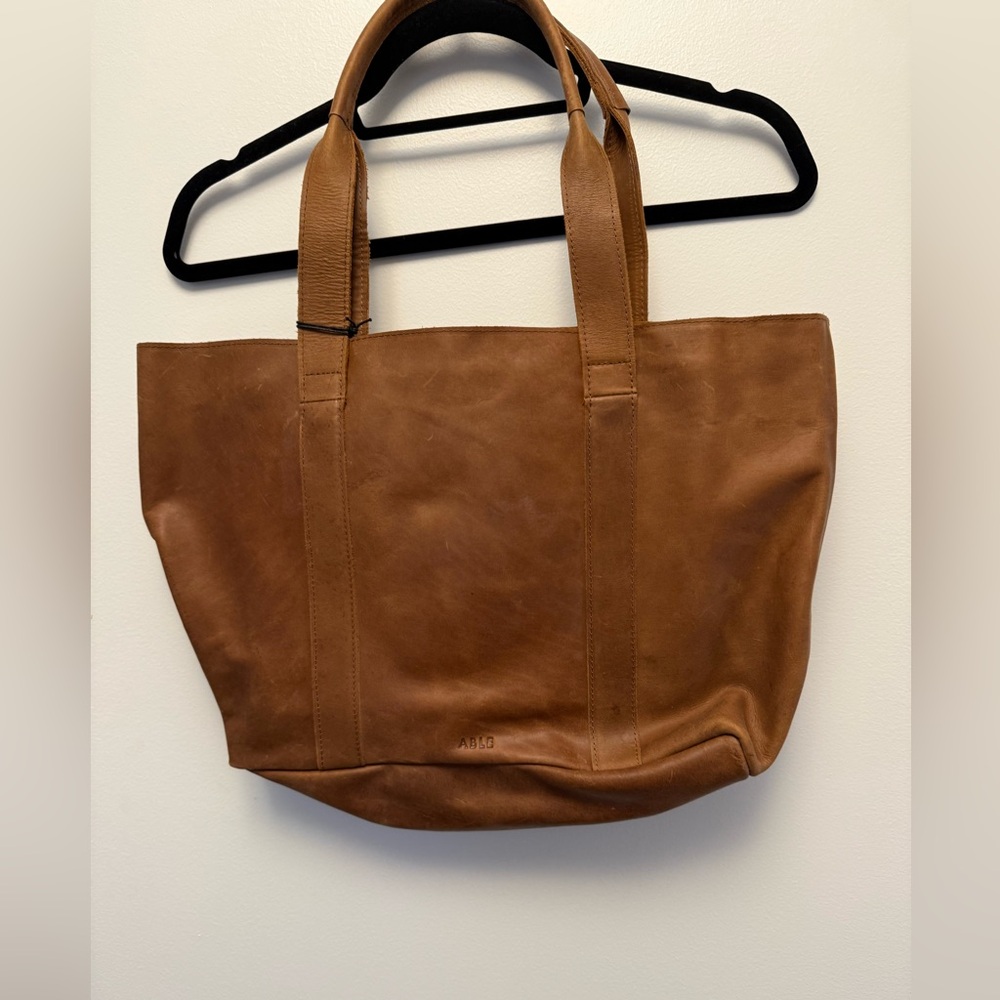 Brown Leather Tote Bag